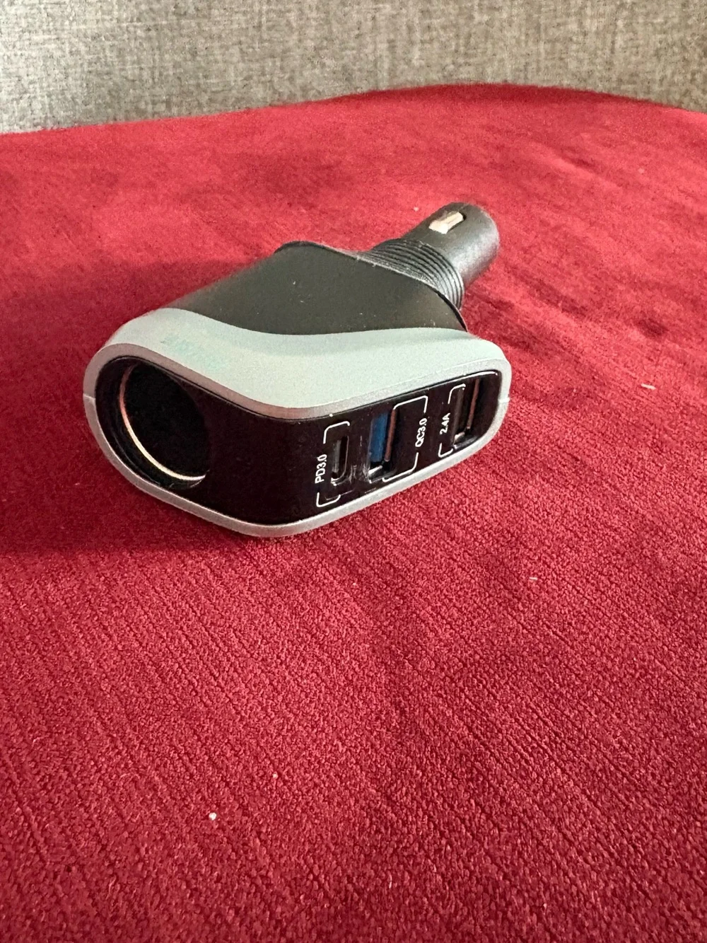 Pre Own Multi-Port Car Charger Adapter with PD3.0 Type C & QC3.0 Fast Charging